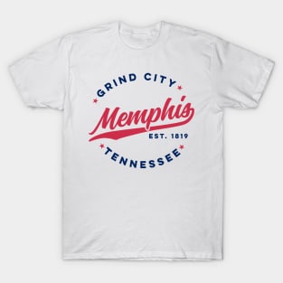 Vintage Memphis Tennessee Grind City Retro USA T-Shirt